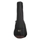 AB850F-BK-BAG Acoustic Bass Series Электро-акустическая бас-гитара, с вырезом, черная, Cort