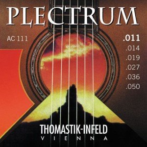 AC111 Plectrum Комплект струн для акустической гитары, сталь/бронза, 011-050, Thomastik AC111 Plectrum Комплект струн для акустической гитары, сталь/бронза, 011-050, Thomastik