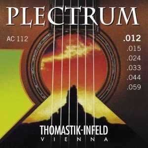 AC112 Plectrum Комплект струн для акустической гитары, сталь/бронза, 012-059, Thomastik AC112 Plectrum Комплект струн для акустической гитары, сталь/бронза, 012-059, Thomastik