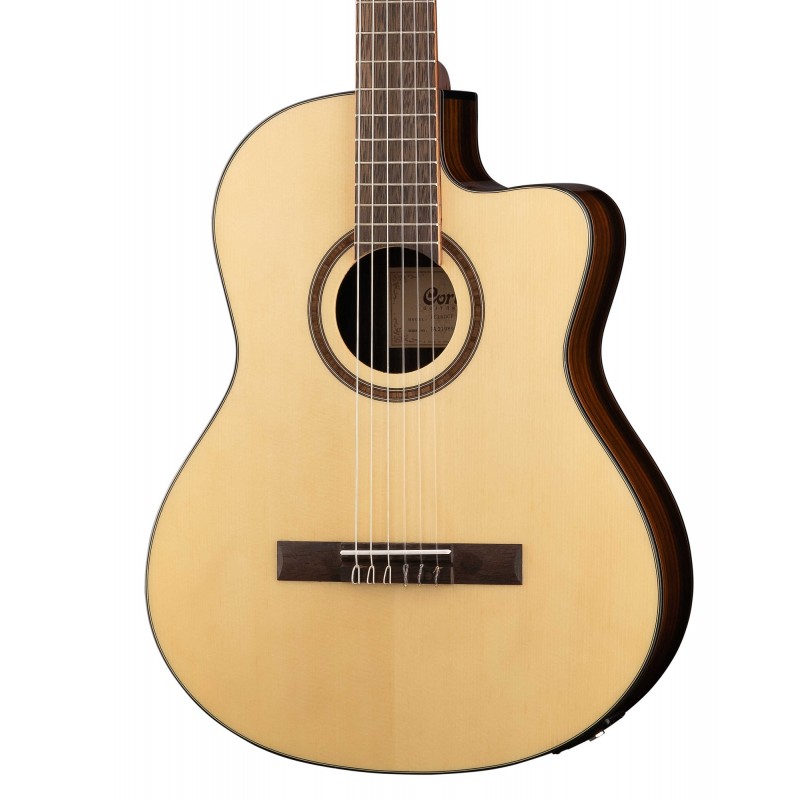 AC160CF-NAT Classic Series Классическая гитара со звукоснимателем, с вырезом, Cort