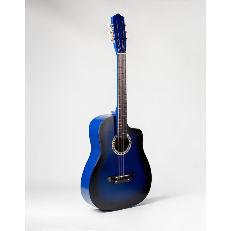 ACD-41A-79-BL Акустическая гитара, с вырезом, синий санберст, АККОРД