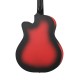 ACS-C39RDS Гитара акустическая, с вырезом, красный санберст, Niagara