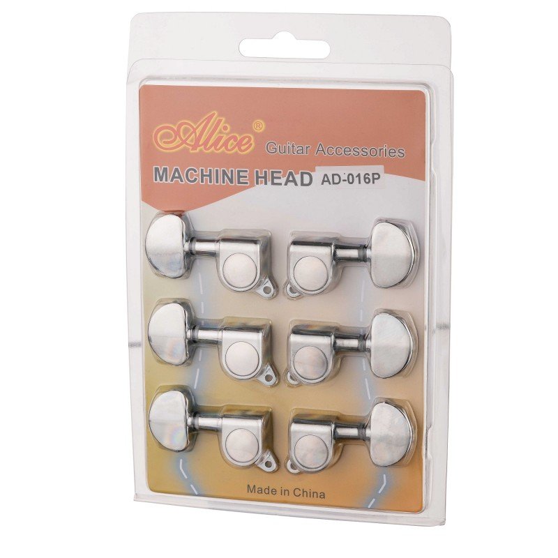 AD-016P (T) Комплект 3+3 колковой механики, хром, Alice