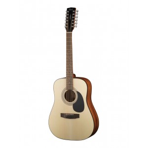 AD810-12-WBAG-OP Standard Series Акустическая гитара 12-струнная, цвет натуральный, с чехлом, Cort