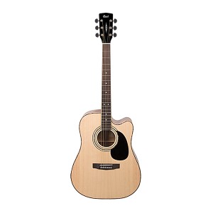 AD880CE-NS Standard Series Электро-акустическая гитара, с вырезом, цвет натуральный, Cort