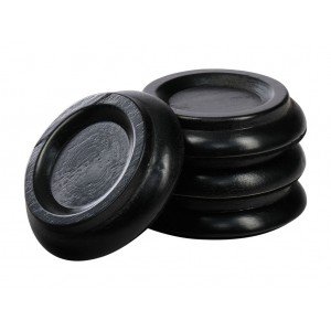 AG-PM1-BK Комплект подставок под пианино, дерево, 4 шт, черные, Aurora