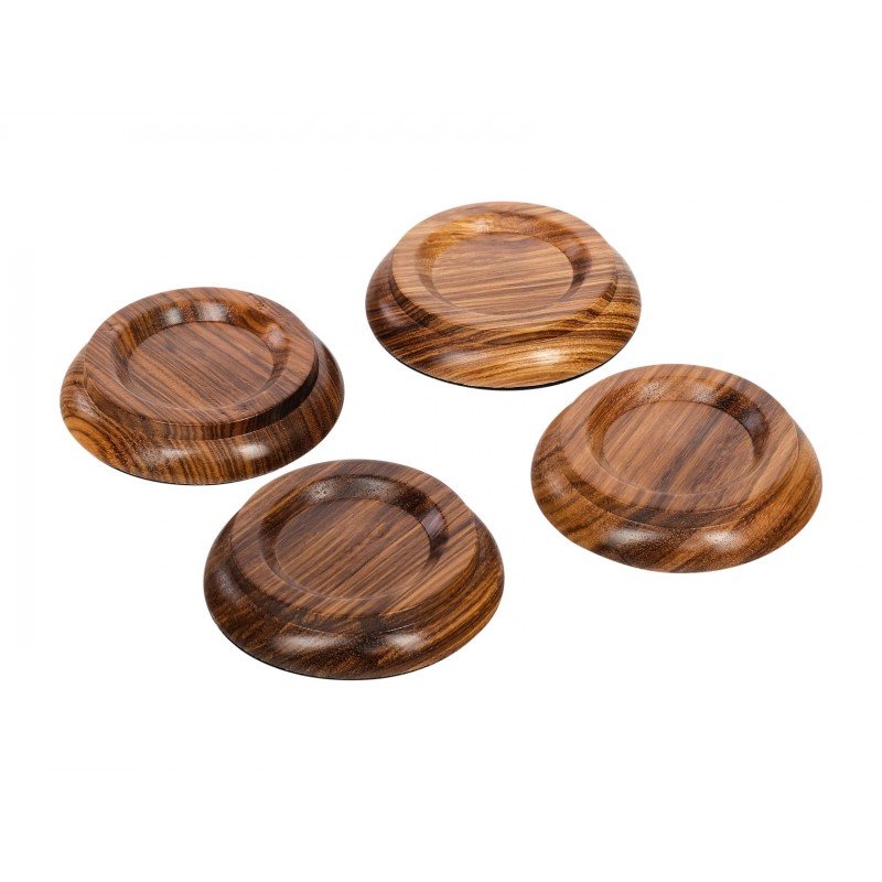 AG-PM1-BN Комплект подставок под пианино, дерево, 4 шт, коричневые, Aurora