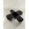 AGPST-1BK Комплект транспортировочных роликов для рояля (3шт), черный, Aurora