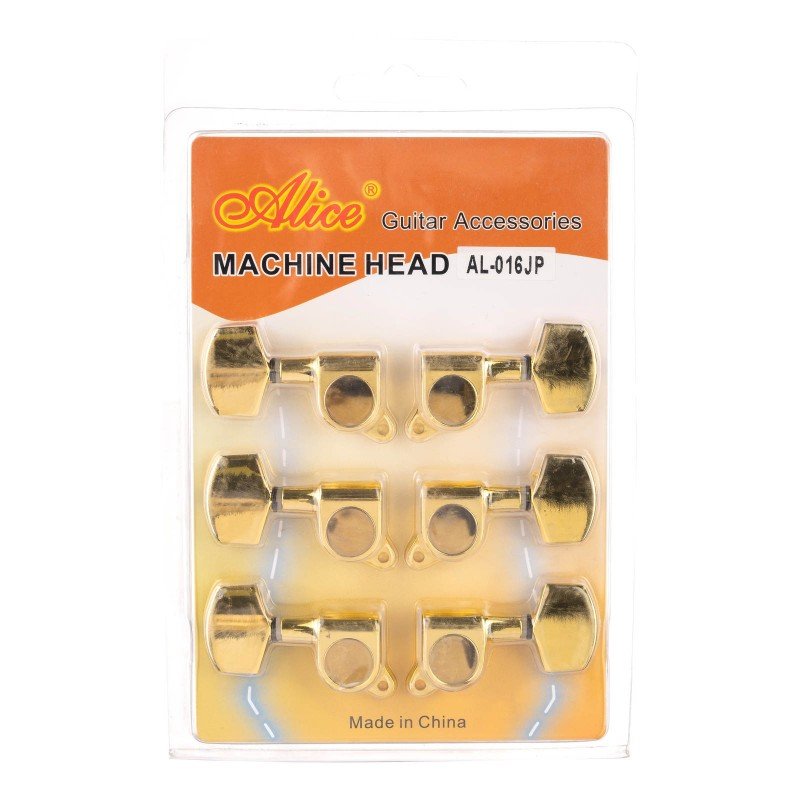 AL-016JP Комплект колков 3+3, золото, большой бутон, Alice