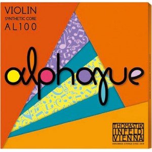 AL100-1/8 Alphayue Комплект струн для скрипки размером 1/8, среднее натяжение, Thomastik AL100-1/8 Alphayue Комплект струн для скрипки размером 1/8, среднее натяжение, Thomastik