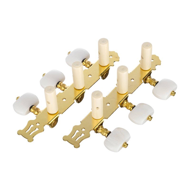 AO-020HV1P Комплект колковой механики на планке, черный/золотой, Alice