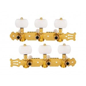 AO-020V1P Комплект колковой механики на планке, позолоченный, Alice