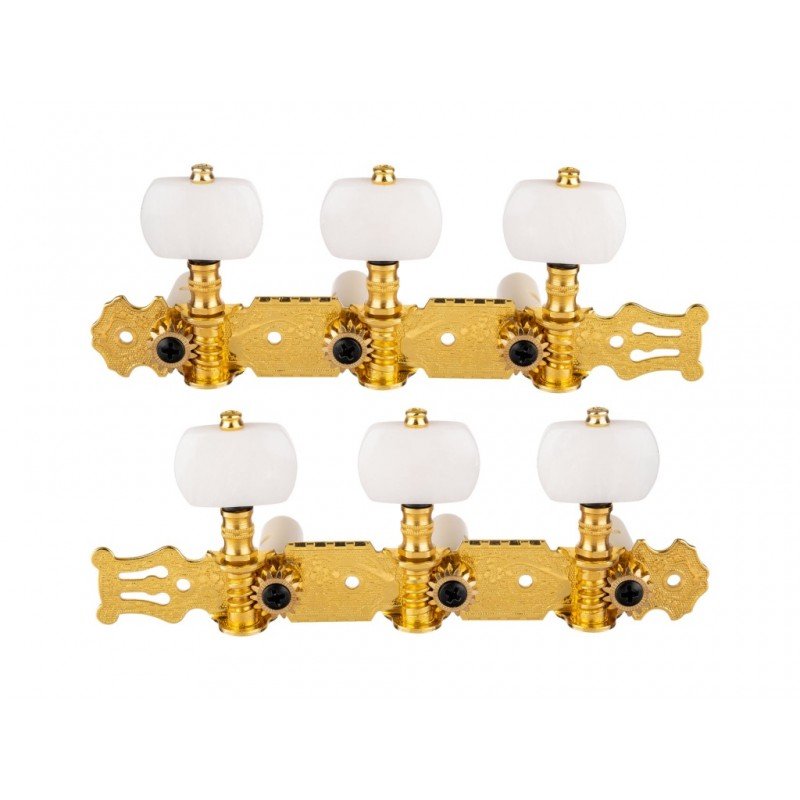 AO-020V1P Комплект колковой механики на планке, позолоченный, Alice