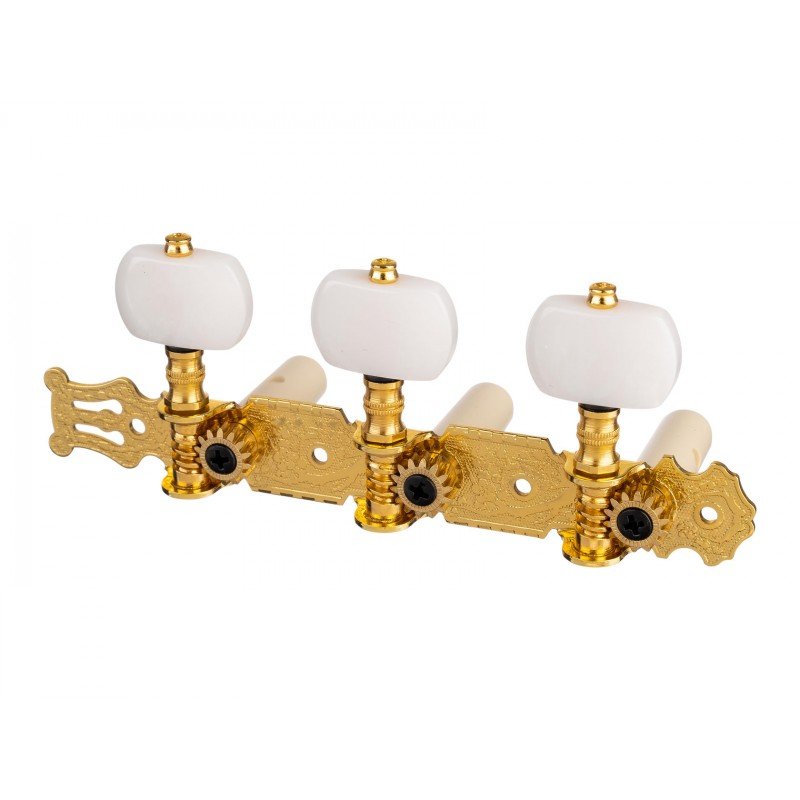 AO-020V1P Комплект колковой механики на планке, позолоченный, Alice