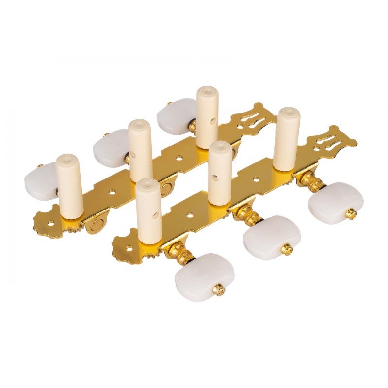 AO-020V1P Комплект колковой механики на планке, позолоченный, Alice