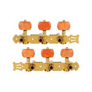 AO-020V2P Комплект колковой механики для классической гитары, позолоченный, Alice