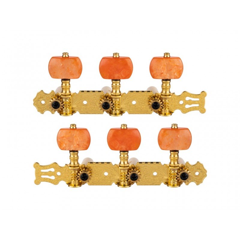 AO-020V2P Комплект колковой механики для классической гитары, позолоченный, Alice