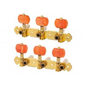 AOS-020V2P Комплект колковой механики для классической гитары, с втулками, Alice