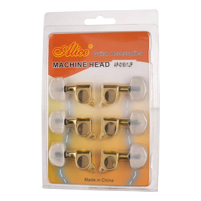 AP-016V1JP Комплект 3+3 колковой механики, золото, Alice