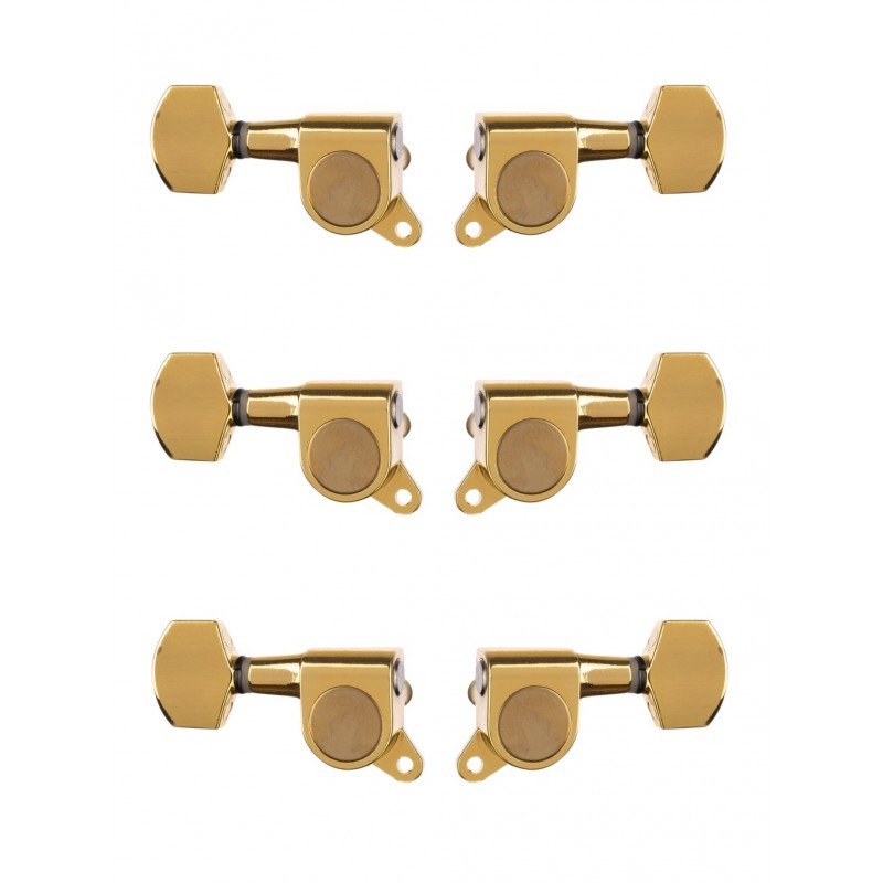 AS-016JP Комплект колков 3+3, маленький бутон, золото, Alice