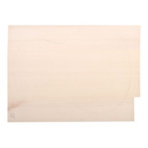 AW-100202-BC Щит для классической гитары из 4-х дощечек, Ель (ВС), Акустик Вуд