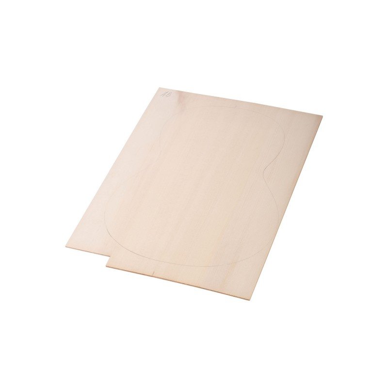 AW-100202-BC Щит для классической гитары из 4-х дощечек, Ель (ВС), Акустик Вуд