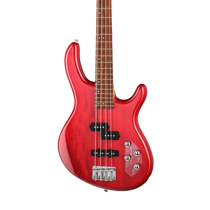 Action-Bass-Plus-WBAG-TR Action Series Бас-гитара, красная, с чехлом, Cort