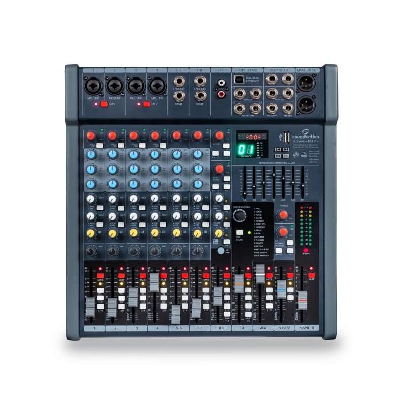 Alchemix-403-Pro Микшерный пульт, 10 каналов, Soundsation Alchemix-403-Pro Микшерный пульт, 10 каналов, Soundsation