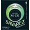 B70XL5 Hexagonal Explosion Комплект струн для 5-струнной бас-гитары, никелированные, 40-130, Savarez