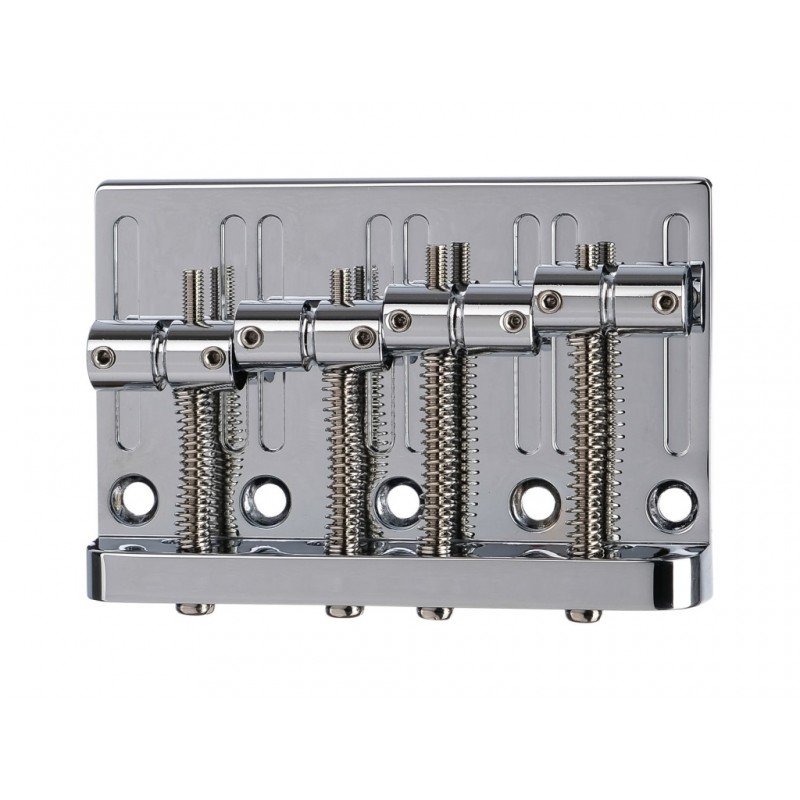 BB009-CR Бридж (струнодержатель) для бас-гитары, хром, Paxphil