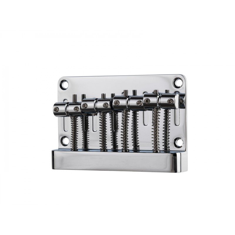 BB012-CR Бридж (струнодержатель) для бас-гитары, хром, Paxphil