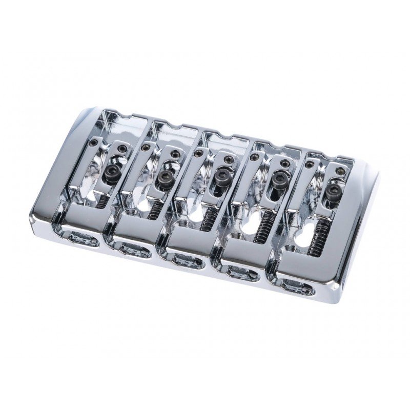 BB405-CR Бридж (струнодержатель) для 5-струнной бас-гитары, хром, Paxphil BB405-CR Бридж (струнодержатель) для 5-струнной бас-гитары, хром, Paxphil