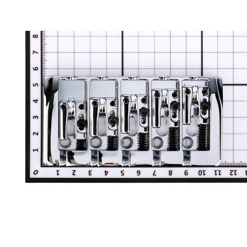 BB405-CR Бридж (струнодержатель) для 5-струнной бас-гитары, хром, Paxphil BB405-CR Бридж (струнодержатель) для 5-струнной бас-гитары, хром, Paxphil