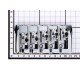 BB405-CR Бридж (струнодержатель) для 5-струнной бас-гитары, хром, Paxphil BB405-CR Бридж (струнодержатель) для 5-струнной бас-гитары, хром, Paxphil