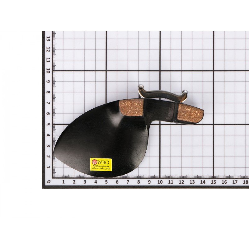 BC01Eu-4/4 Подбородник для альта, модель Guarneri. Форма крепления - U. Материал - черное дер. WBO