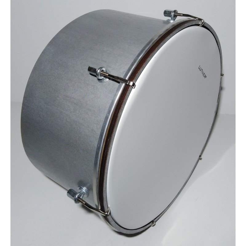 BD-10-1S Барабан  10", 25х13см, настраиваемый, односторонний, серебристый, Мастерская Бехтеревых