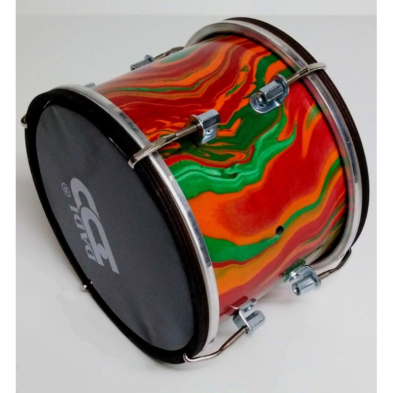 BD-6-2А2 Барабан 6" 15х12см, рисунок "Земля", палочки, ремень, Мастерская Бехтеревых