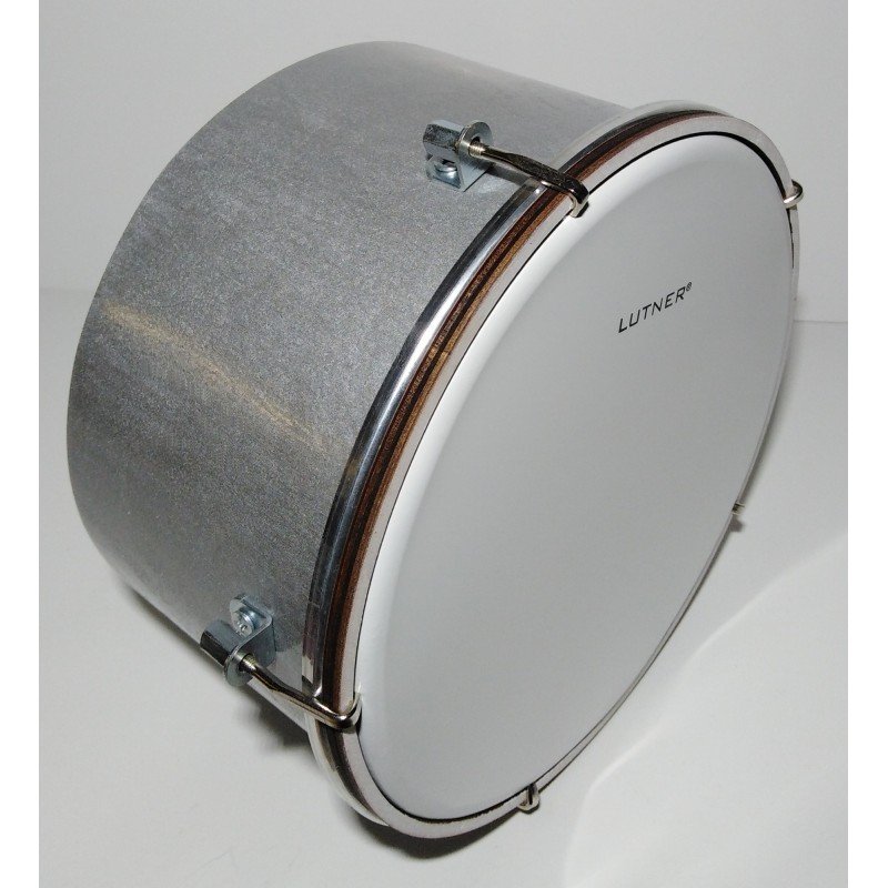 BD-8-1S Барабан 8", 20х12см, настраиваемый, односторонний, серебристый, Мастерская Бехтеревых