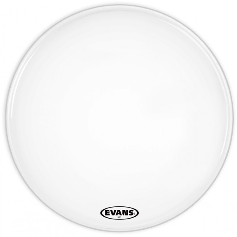 BD24MX1W MX1 White Пластик для маршевого бас-барабана 24", Evans