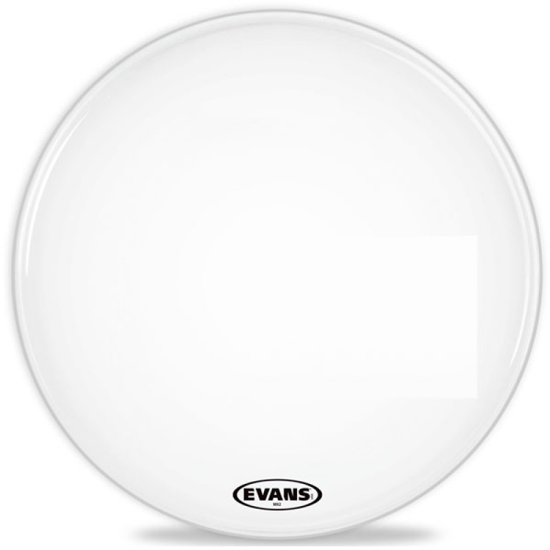 BD24MX2W MX2 White Пластик для маршевого бас-барабана 24", Evans