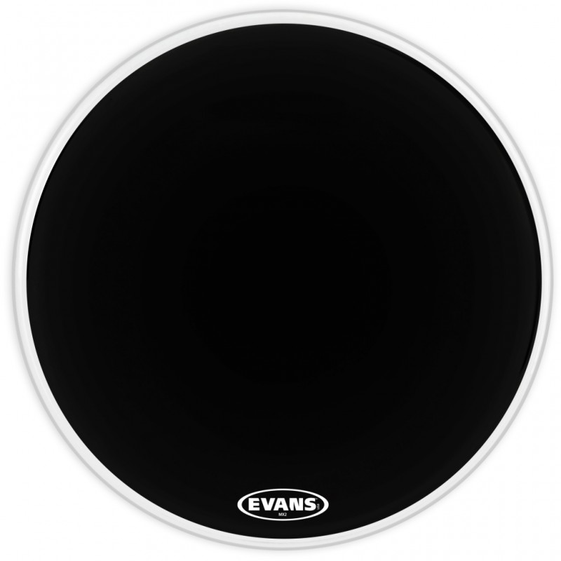 BD26MX2B MX2 Black Пластик для маршевого бас-барабана 26", Evans
