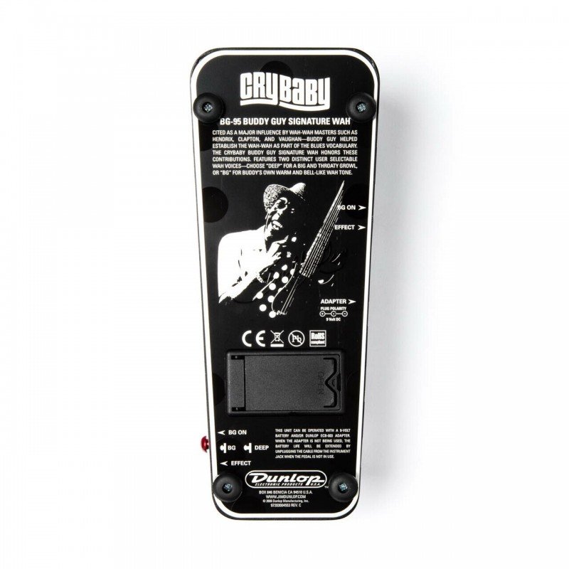 BG95 Buddy Guy Cry Baby Wah Педаль эффектов, Dunlop BG95 Buddy Guy Cry Baby Wah Педаль эффектов, Dunlop