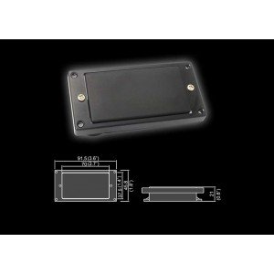 BH-31Bridge-BK Звукосниматель магнитный, хамбакер, бриджевый, черный, Belcat