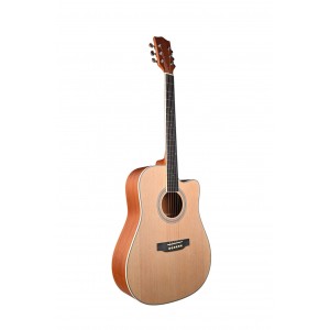 BH-41SM Акустическая гитара, с вырезом, цвет натуральный, Fante