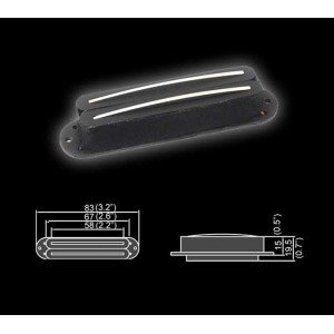BHS-94ABridge-BK Звукосниматель магнитный, сингл, бриджевый, черный, Belcat