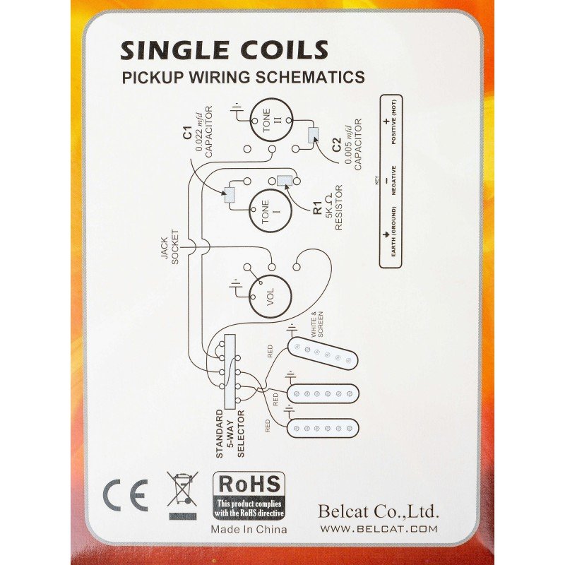 BHS-94ANeck-BK Звукосниматель магнитный, сингл, нековый, черный, Belcat