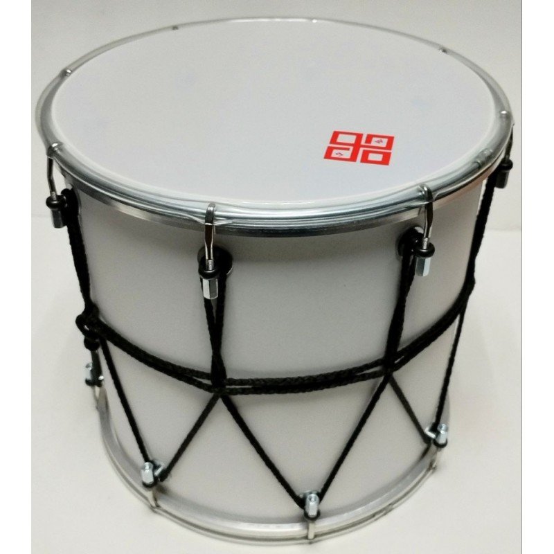 BK-10Bv Барабан кавказский 10" с верёвкой, 25х25,4см, белый, Мастерская Бехтеревых