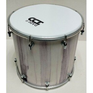 BK-10Ms Барабан кавказский 10", 25х25,4см, светлый мрамор, Мастерская Бехтеревых