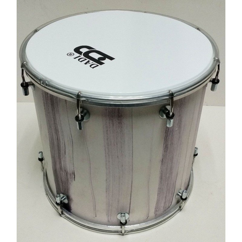 BK-10Ms Барабан кавказский 10", 25х25,4см, светлый мрамор, Мастерская Бехтеревых