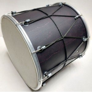 BK-12Ev Барабан кавказский 12" с верёвкой, 31х30,3см, цвет эбен, Мастерская Бехтеревых